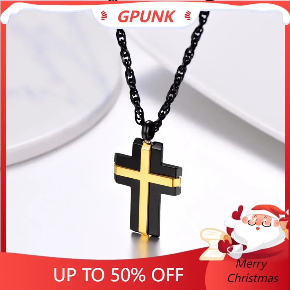 Stainless Steel Cross Pendant Dainty Pendant Necklaces for Women Men Lucky Amulet Jewlery Christian Charms for Chain Choker
Stainless Steel Cross Pendant Dainty Pendant Necklaces for Women Men Lucky Amulet Jewlery Christian Charms for Chain Choker