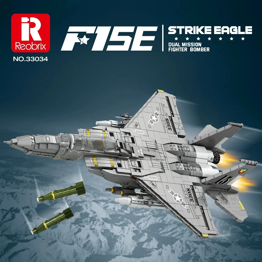 Military F15E Fighter Bombers Building Blocks Sets Technicial Battle Warcraft Airplane Brick Model Kit Boys Toy Adults Kid Gift 2216PCS
Military F15E Fighter Bombers Building Blocks Sets Technicial Battle Warcraft Airplane Brick Model Kit Boys Toy Adults Kid Gift 2216PCS
