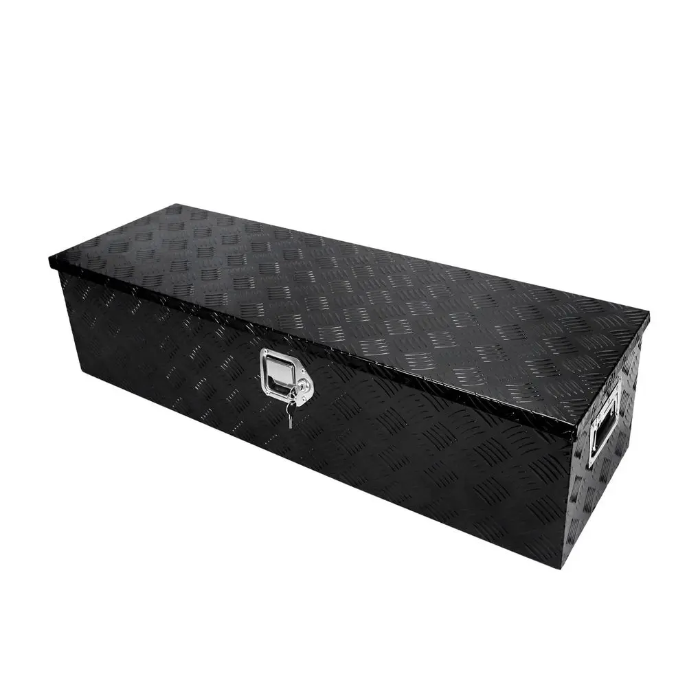 39 Inch Heavy Duty Aluminum Stripes Plated Tool Box Pick Truck Bed RV Trailer Toolbox Waterproof Square Storage Organizer wi
39 Inch Heavy Duty Aluminum Stripes Plated Tool Box Pick Truck Bed RV Trailer Toolbox Waterproof Square Storage Organizer wi