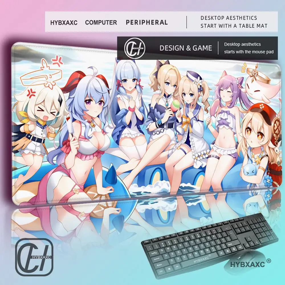 HYBXAXC Genshin Impact Anime XXL Mouse Pad, Extended Gaming Desk Mat, Waterproof Non-Slip for Home Office Gamer
HYBXAXC Genshin Impact Anime XXL Mouse Pad, Extended Gaming Desk Mat, Waterproof Non-Slip for Home Office Gamer