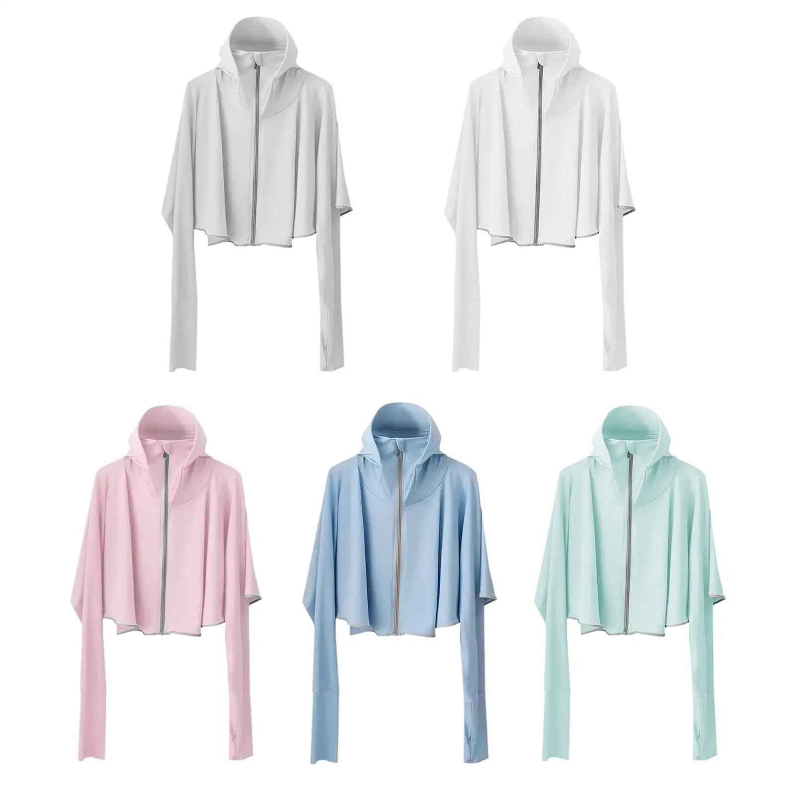 Women's Sun Protection Hoodie Jacket Long Sleeve Lightweight Comfortable Cooling Shirt for Golf Cycling Fishing Summer Driving
Women's Sun Protection Hoodie Jacket Long Sleeve Lightweight Comfortable Cooling Shirt for Golf Cycling Fishing Summer Driving