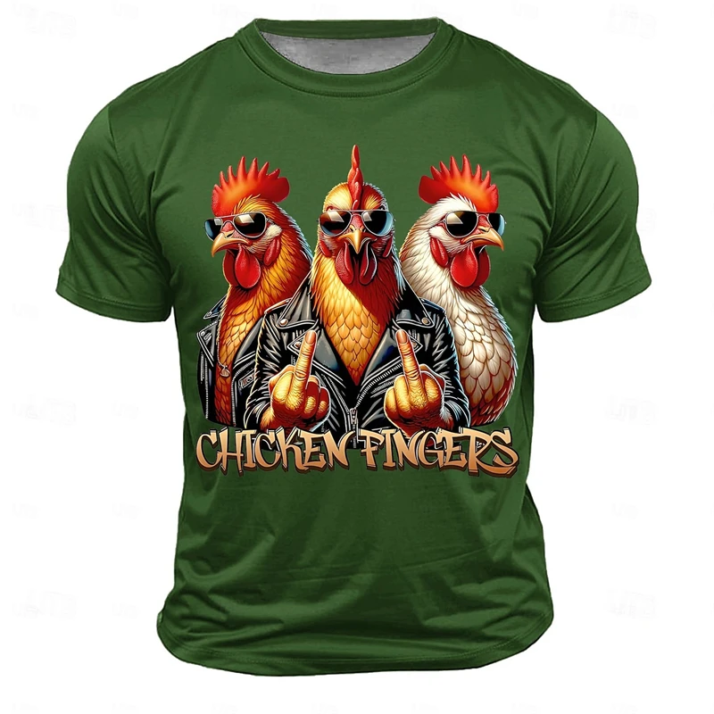 Funny Cock 3D Print T-shirt Men Harajuku Street Short Sleeve T Shirts Hip Hop Streetwear Fashion Cool Chicken Animal New Tee Top
Funny Cock 3D Print T-shirt Men Harajuku Street Short Sleeve T Shirts Hip Hop Streetwear Fashion Cool Chicken Animal New Tee Top