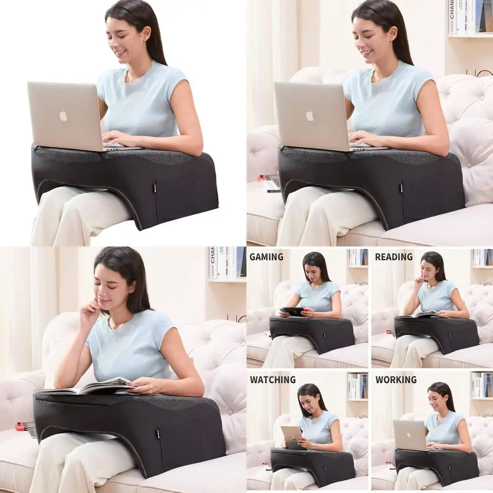 Большая темно-серая подушка для стола для удобного чтения, работы и игр на кровати или диване
Большая темно-серая подушка для стола для удобного чтения, работы и игр на кровати или диване