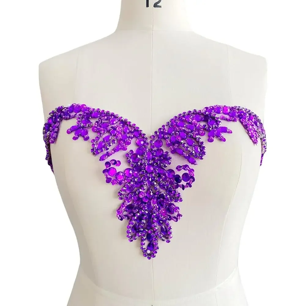 BDACY. HCMY Handmade Rhinestones Beads Applique sew on Crystal Sequins lace Trim Patches Accessories for Dress Clothing Neckl
BDACY. HCMY Handmade Rhinestones Beads Applique sew on Crystal Sequins lace Trim Patches Accessories for Dress Clothing Neckl
