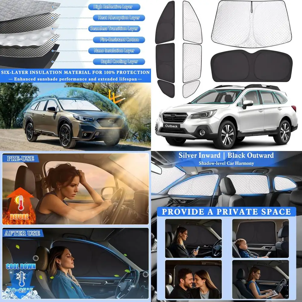 Боковые шторы для Outback 2020-2024, УФ-блокировщик, теплоизоляция, конфиденциальность, идеально подходят для кемпинга и дальнего действия.
Боковые шторы для Outback 2020-2024, УФ-блокировщик, теплоизоляция, конфиденциальность, идеально подходят для кемпинга и дальнего действия.