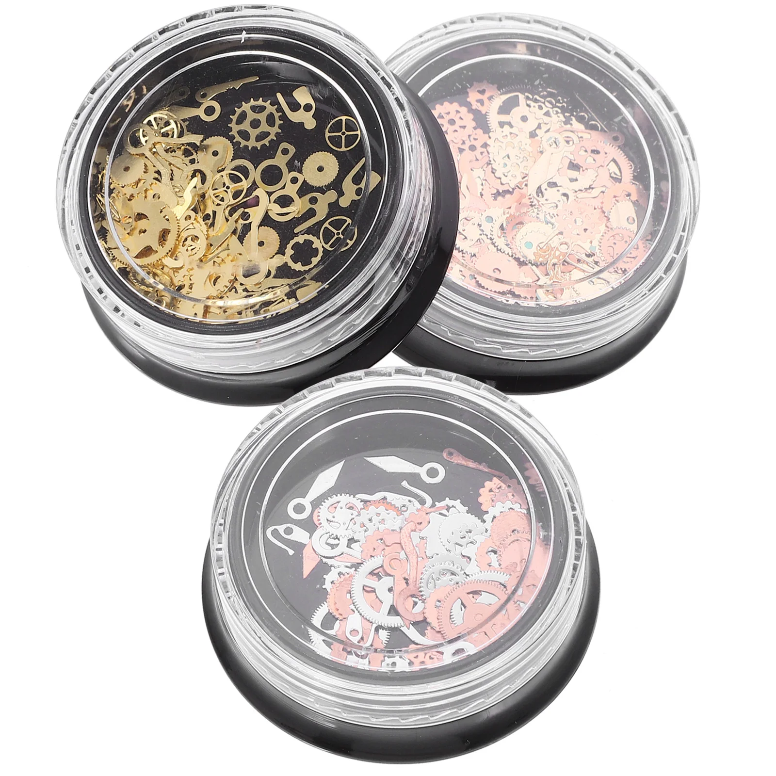 3pcs 3 Boxes Metal Gears Steampunk Charms Jewelry Making Lightweight Alloy Gear Resin Fillers DIY Projects Accessories
3pcs 3 Boxes Metal Gears Steampunk Charms Jewelry Making Lightweight Alloy Gear Resin Fillers DIY Projects Accessories