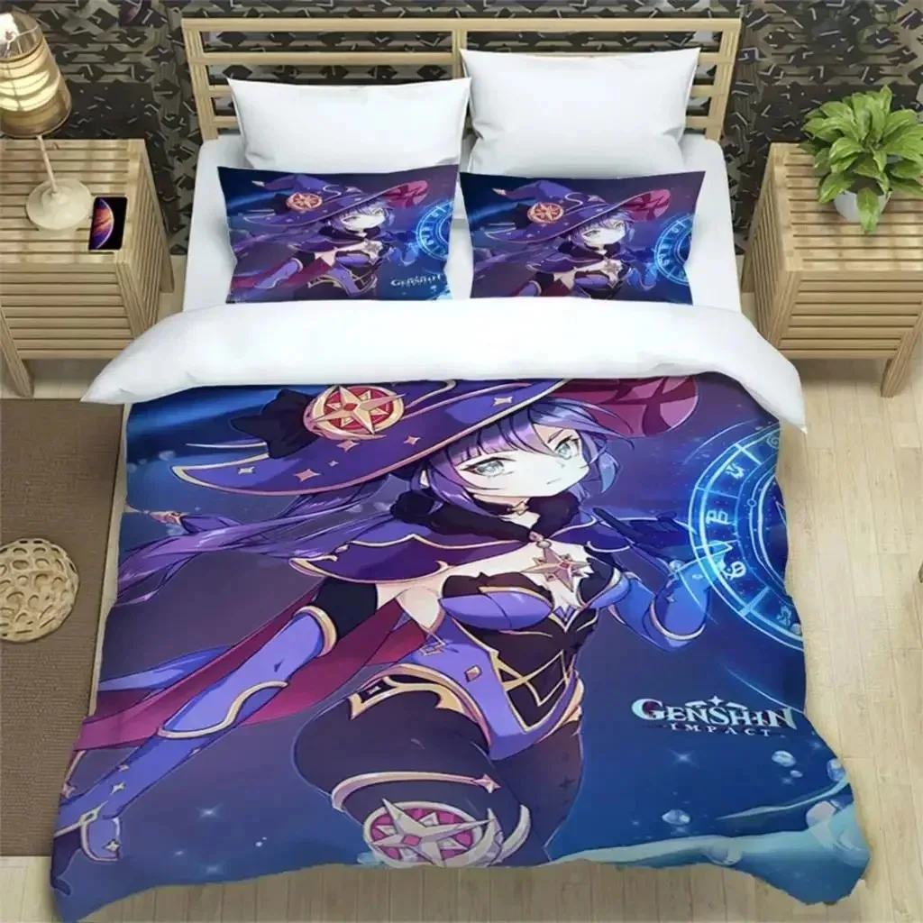 Genshin Impact Duvet Cover Pillowcase Bedding Set Project Anime Girls Bedroom Decoration Children Single Double Large Size
Genshin Impact Duvet Cover Pillowcase Bedding Set Project Anime Girls Bedroom Decoration Children Single Double Large Size
