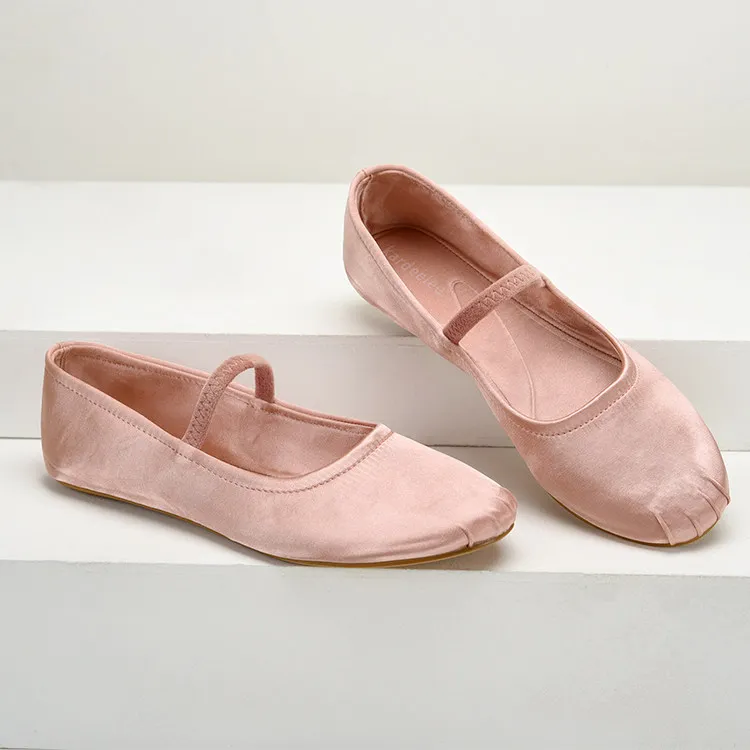 Girls Pink Soft-soled Single Shoes Four-season Round-headed Women's Mary Jane Shoes Elastic Band Flat-soled Ballet Flats Shoe
Girls Pink Soft-soled Single Shoes Four-season Round-headed Women's Mary Jane Shoes Elastic Band Flat-soled Ballet Flats Shoe