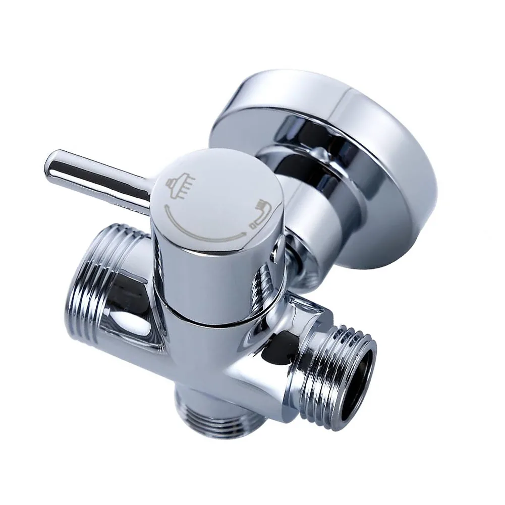 Shower Diverter T-Adapter Constructed from Brass with G1/2 and G3/4 Thread Standards for Consistent Installation
Shower Diverter T-Adapter Constructed from Brass with G1/2 and G3/4 Thread Standards for Consistent Installation