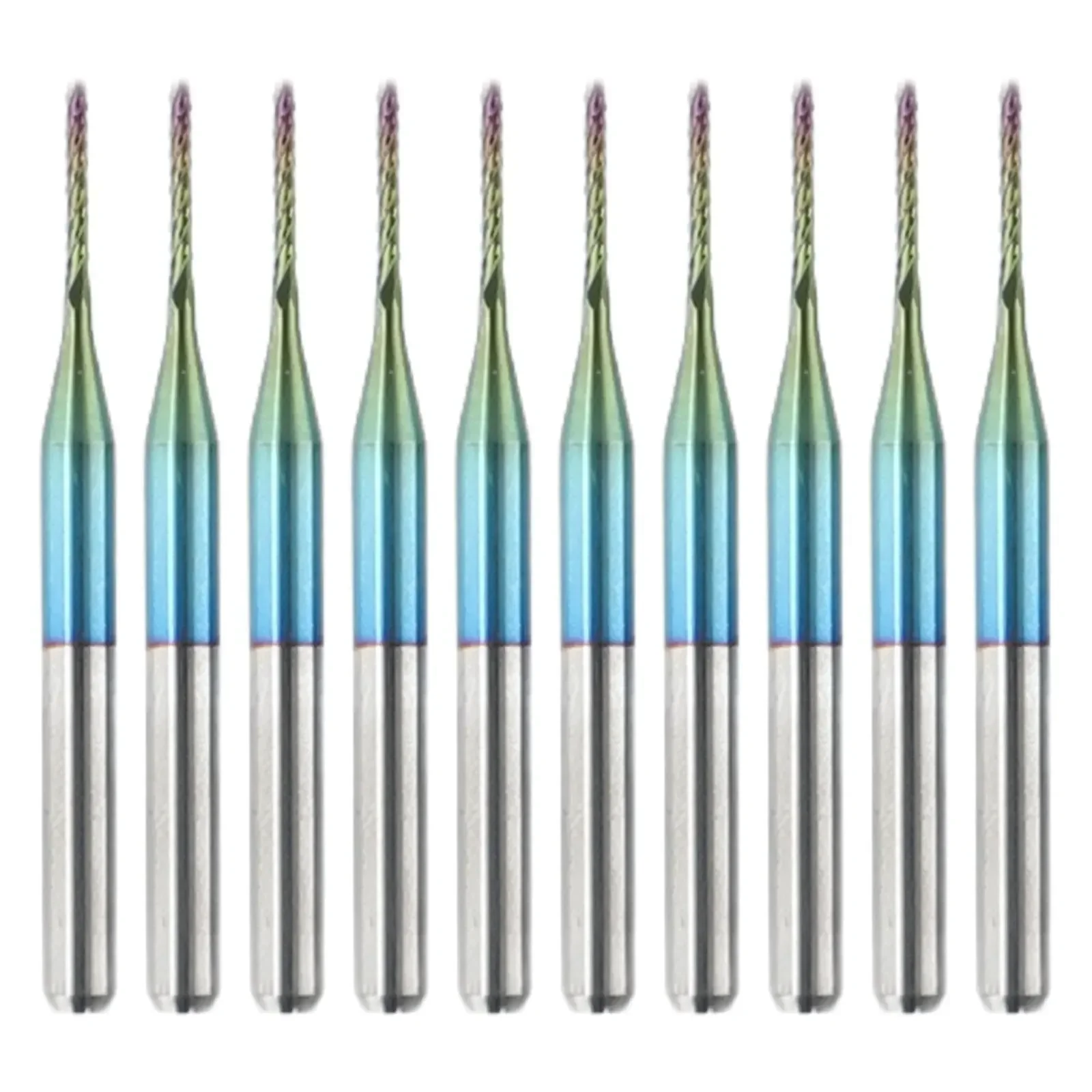 10pc 1mm Carbide Router Cutting Bit Blue Tapered End Mill Engraving Bit For CNC PCB Wood Metal Milling Tool
10pc 1mm Carbide Router Cutting Bit Blue Tapered End Mill Engraving Bit For CNC PCB Wood Metal Milling Tool