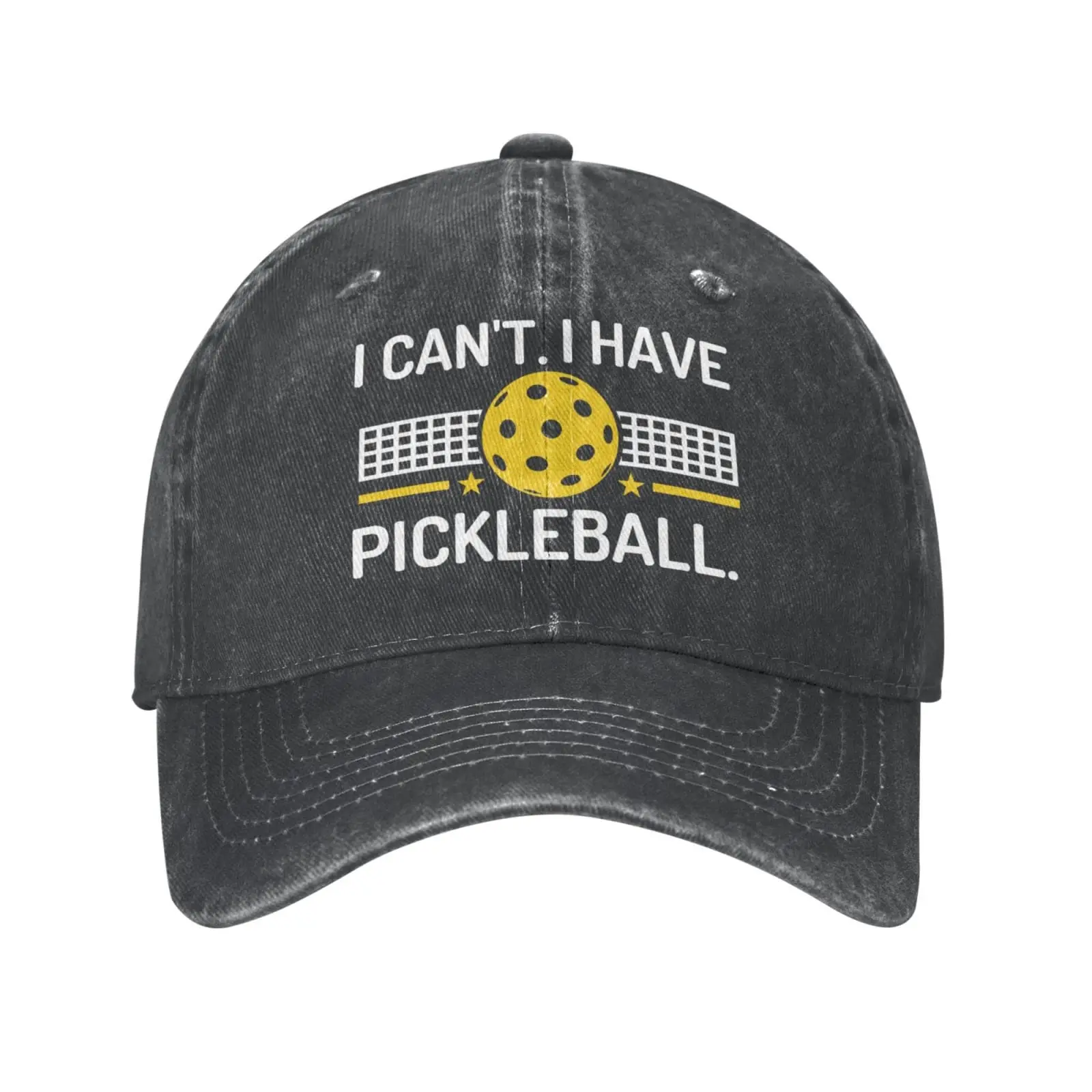 Pickleball Hat I Can't, I Have Pickleball Hat Men Baseball Caps Cool Hats Black
Pickleball Hat I Can't, I Have Pickleball Hat Men Baseball Caps Cool Hats Black