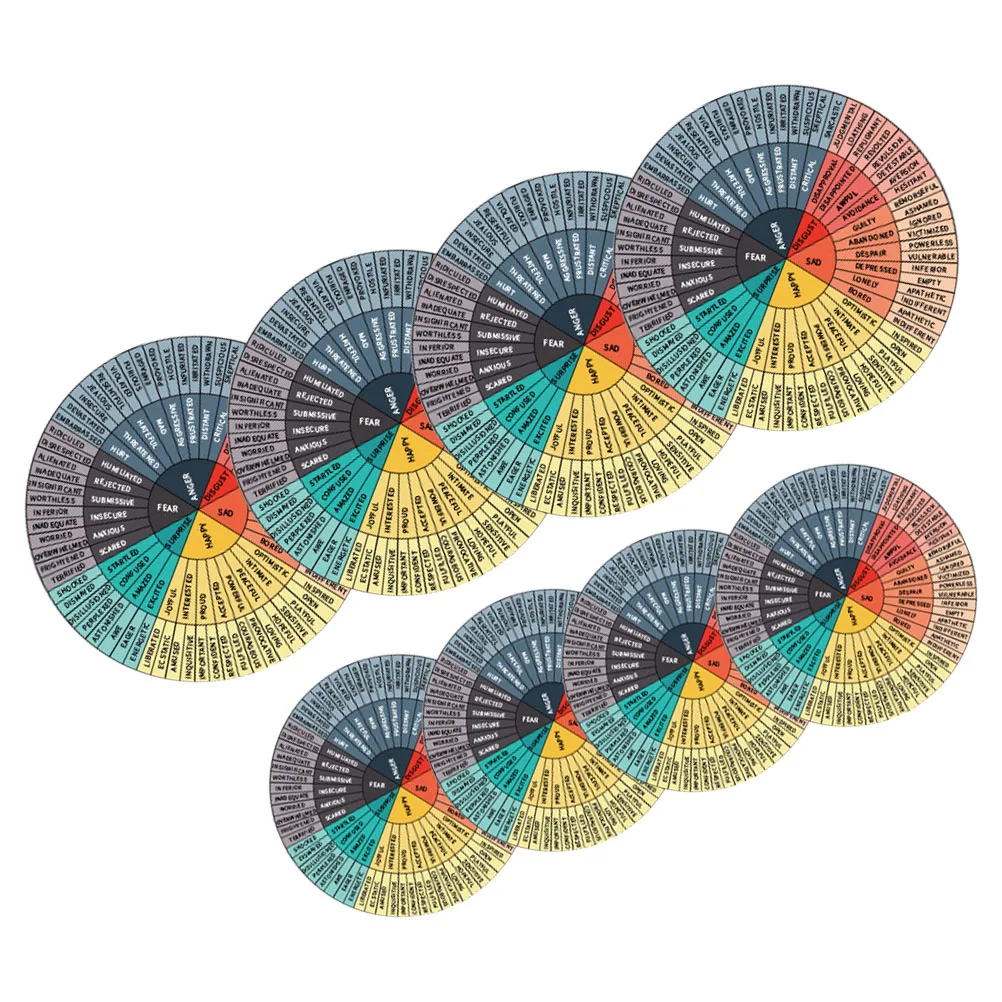 8 Pcs Emotion Wheel Sticker Feeling Colorful Self Adhesive Laptop Phone Case Decorative PVC Decal Scrapbook Stickers
8 Pcs Emotion Wheel Sticker Feeling Colorful Self Adhesive Laptop Phone Case Decorative PVC Decal Scrapbook Stickers