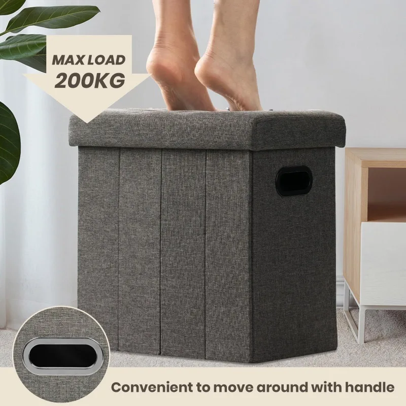 Мягкий тканевый пуфик-табурет для дома с большой вместимостью, для прихожей, как диванчик, для переобувания, с ручкой
Мягкий тканевый пуфик-табурет для дома с большой вместимостью, для прихожей, как диванчик, для переобувания, с ручкой