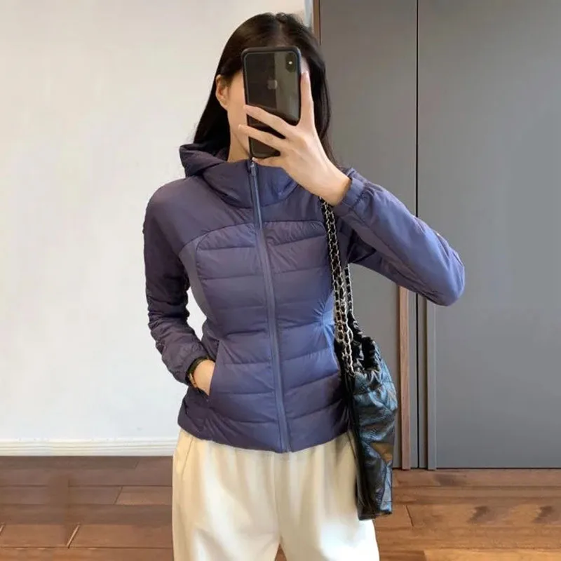 Autumn Winter Light Warm Hooded Outdoor Short Coat Female Casual Ladies Fitness Sports Down Cotton Jacket Women
Autumn Winter Light Warm Hooded Outdoor Short Coat Female Casual Ladies Fitness Sports Down Cotton Jacket Women