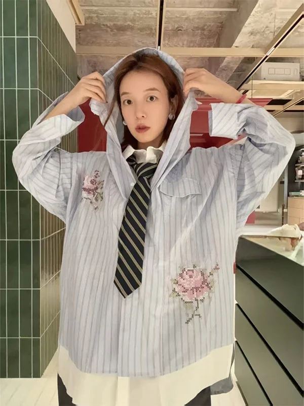 Женская легкая дышащая рубашка Purevenus с длинным рукавом и принтом, повседневная, свободного кроя, из полиэстера, для осеннего сезона
Женская легкая дышащая рубашка Purevenus с длинным рукавом и принтом, повседневная, свободного кроя, из полиэстера, для осеннего сезона