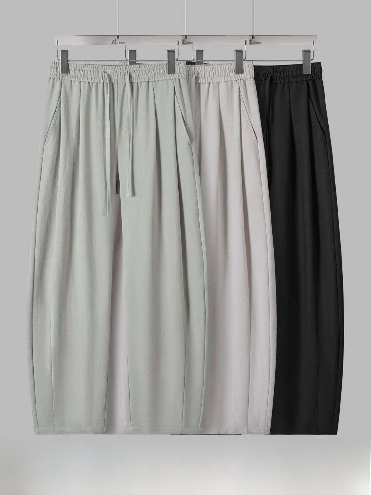 Cooling down Men's Casual Pants Comfortable Breathable Linen Lightweight Outdoor Loose Elastic Waist Loose Casual Trousers
Cooling down Men's Casual Pants Comfortable Breathable Linen Lightweight Outdoor Loose Elastic Waist Loose Casual Trousers