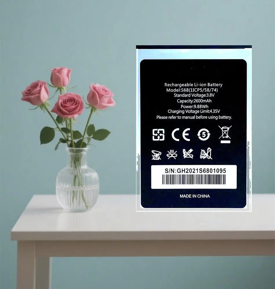 Высокопроизводительный аккумулятор для мобильного телефона Oukitel S68 C16 Pro 2600 мАч
Высокопроизводительный аккумулятор для мобильного телефона Oukitel S68 C16 Pro 2600 мАч