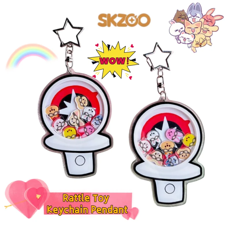 SKZOO Stray Kids Wolf chan Leebit Quokka PuppyM Shake-Shake Keychain High-Value Cute Cartoon Bag Acrylic Pendant Gift Wholesale
SKZOO Stray Kids Wolf chan Leebit Quokka PuppyM Shake-Shake Keychain High-Value Cute Cartoon Bag Acrylic Pendant Gift Wholesale