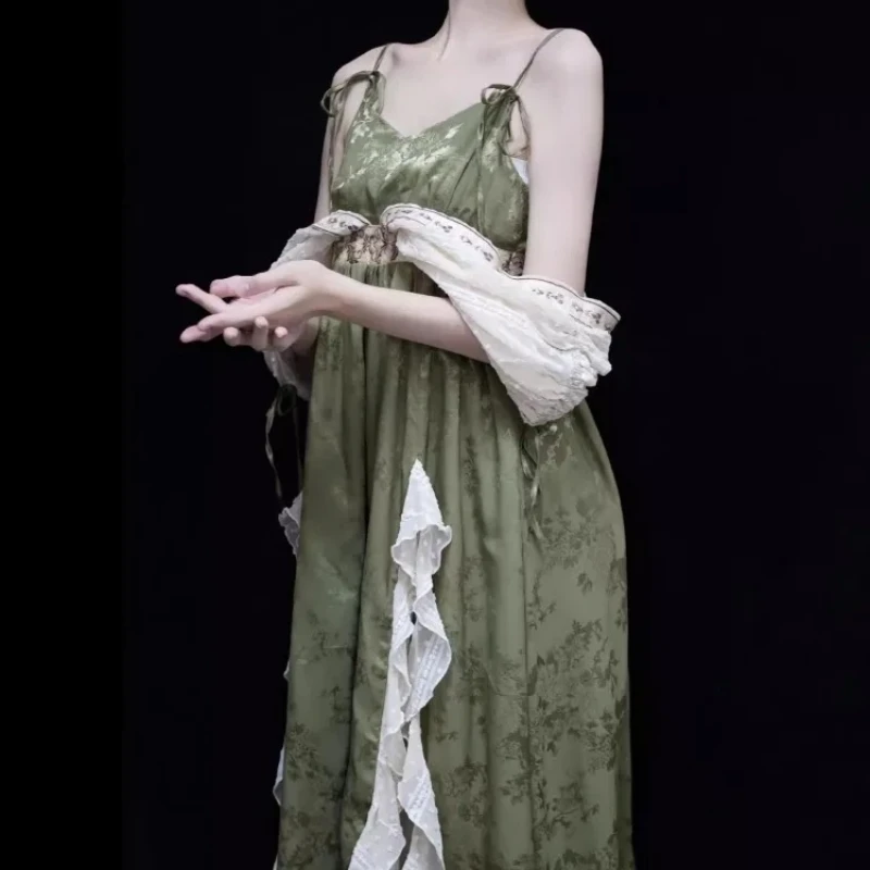 202 5Y2K Vintage Cosplay Green Daily Temperament New Lolita Retro Jacquard Elegant Gorgeous Elegant Queen Princess Dress hds2
202 5Y2K Vintage Cosplay Green Daily Temperament New Lolita Retro Jacquard Elegant Gorgeous Elegant Queen Princess Dress hds2