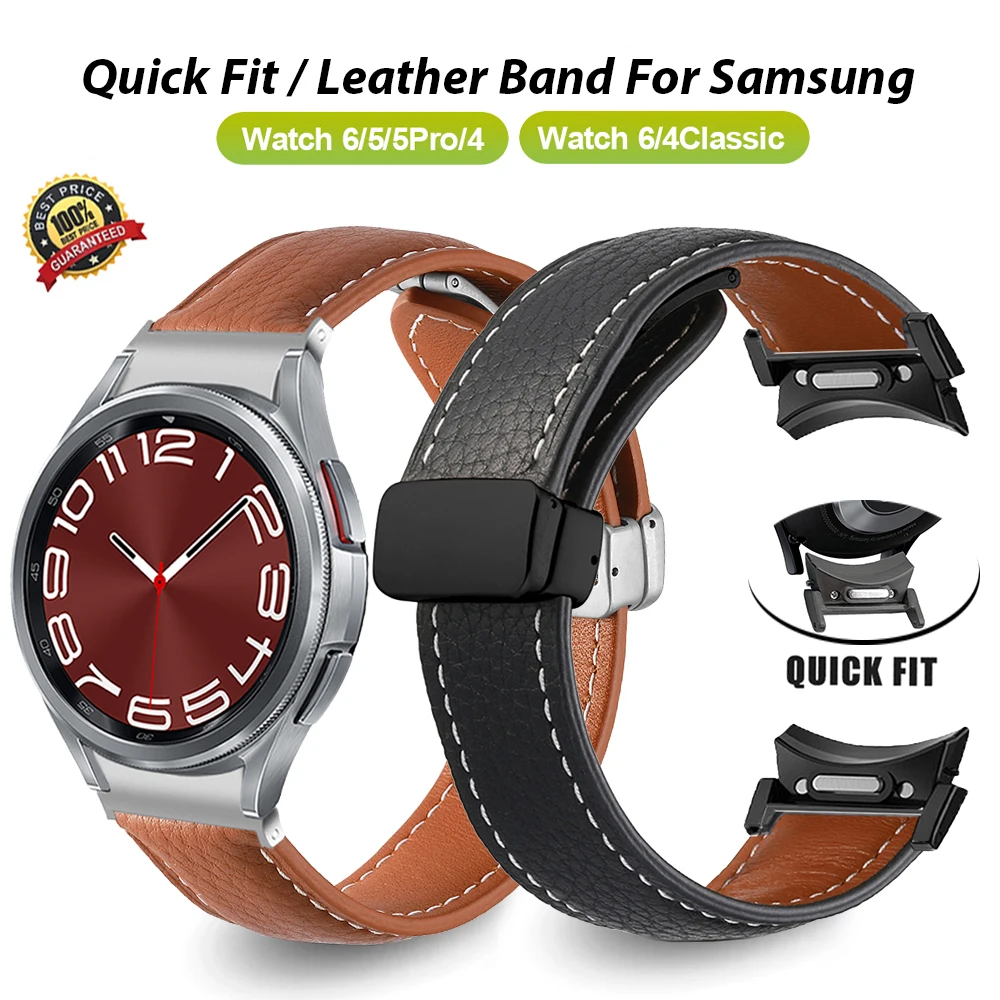 Ремешок кожаный с магнитной D-пряжкой для Samsuang Galaxy Watch 4/6 Classic, 47 мм 40 мм 44 мм 43 мм
Ремешок кожаный с магнитной D-пряжкой для Samsuang Galaxy Watch 4/6 Classic, 47 мм 40 мм 44 мм 43 мм