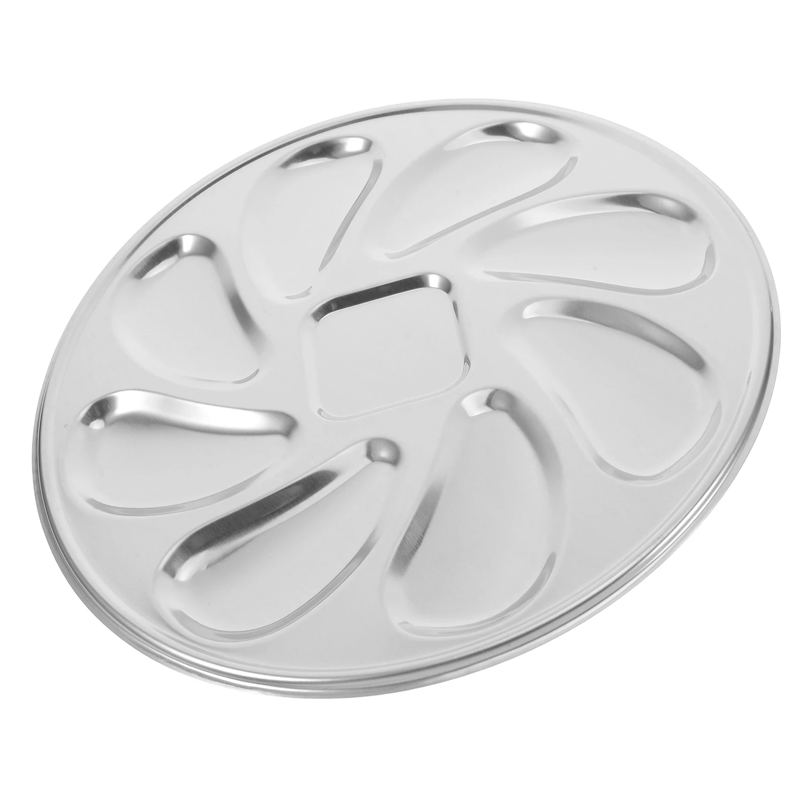 Oyster Dish Grilling Pan Escargot Serving Tray Grilled Seafood Plate Metal Baking Holder Plates Dishware
Oyster Dish Grilling Pan Escargot Serving Tray Grilled Seafood Plate Metal Baking Holder Plates Dishware