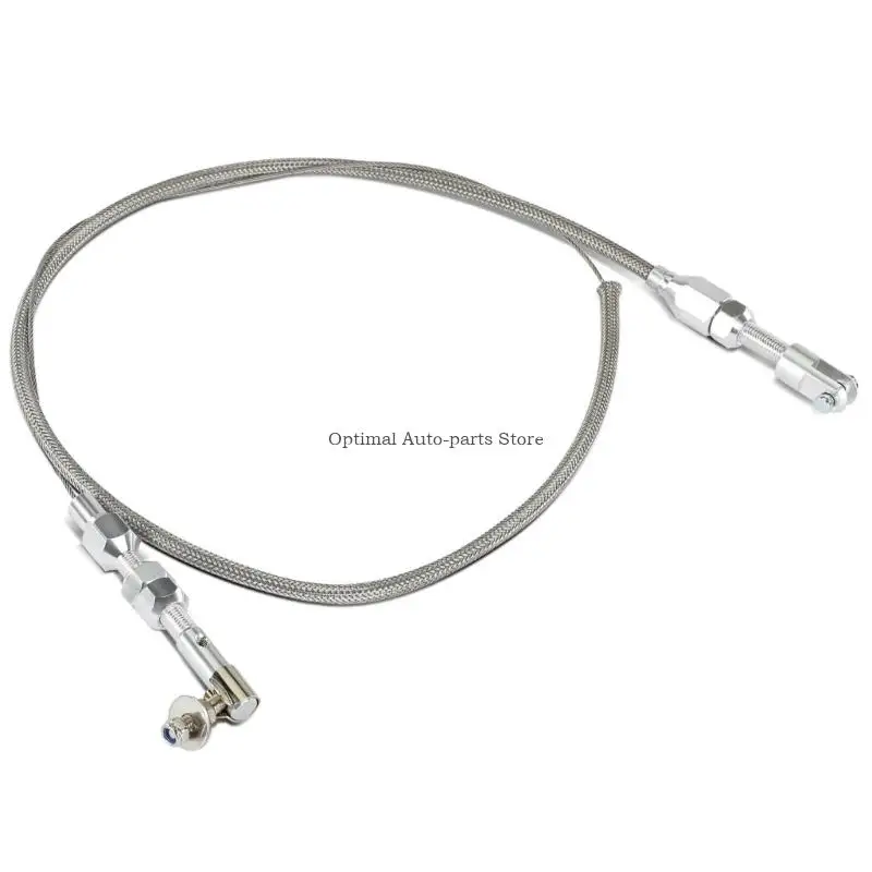 24in/36in Stainless Throttle Cable Assembly with Wrench Universal for Car Vehicle Replacement Braided Throttle Cable
24in/36in Stainless Throttle Cable Assembly with Wrench Universal for Car Vehicle Replacement Braided Throttle Cable