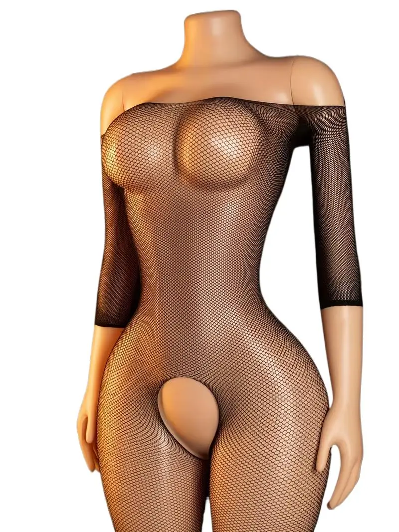 Crotchless Teddy Bodysuits Ultra Sexy Lingerie Women Transparent Fishnet Underwear Erotic Apparel Bodystockings Babydoll Dress
Crotchless Teddy Bodysuits Ultra Sexy Lingerie Women Transparent Fishnet Underwear Erotic Apparel Bodystockings Babydoll Dress