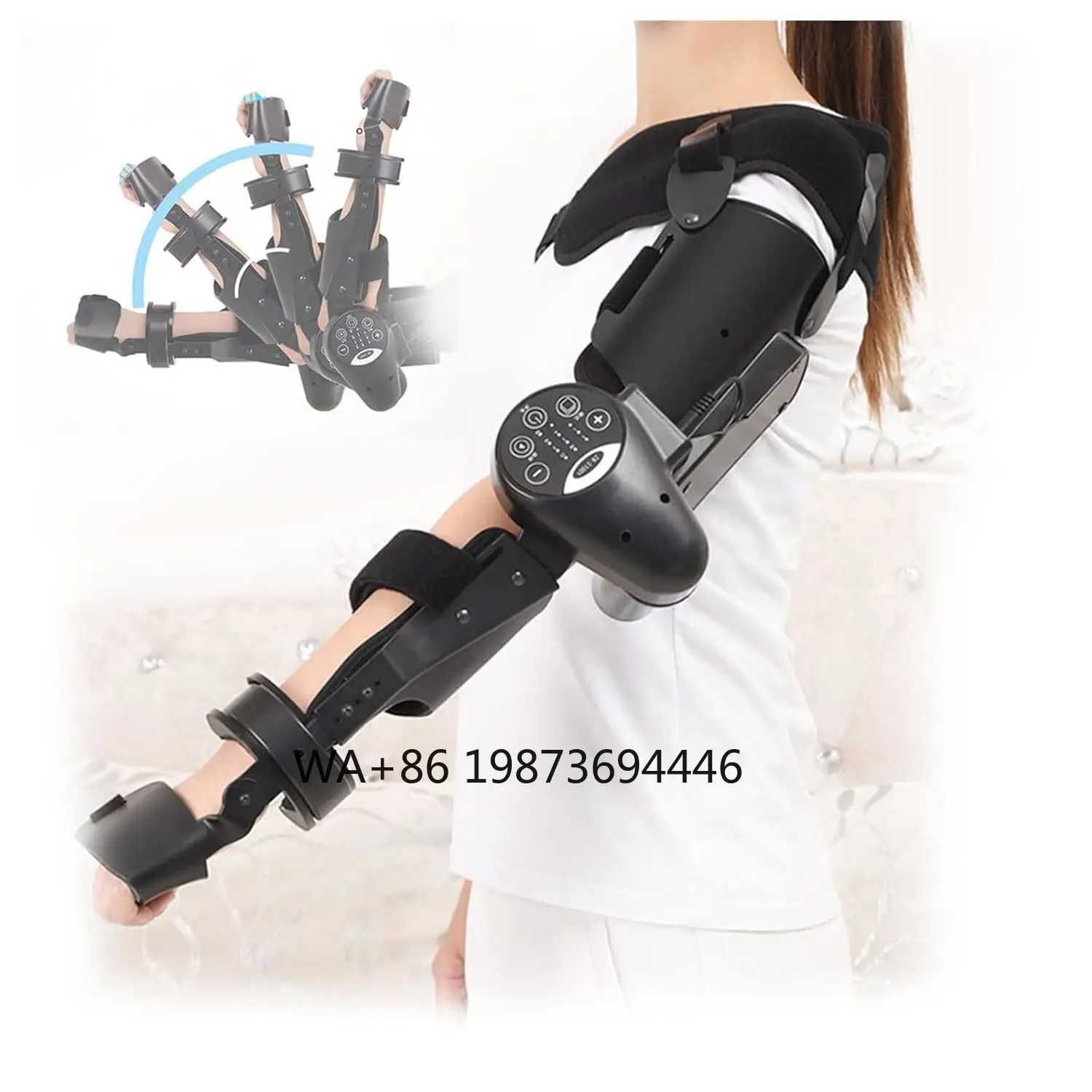 2-in-1 Portable Arm Robot Rehabilitation Training Equipment with Finger and CPM Leg Training for Hand Leg Function Recovery
2-in-1 Portable Arm Robot Rehabilitation Training Equipment with Finger and CPM Leg Training for Hand Leg Function Recovery