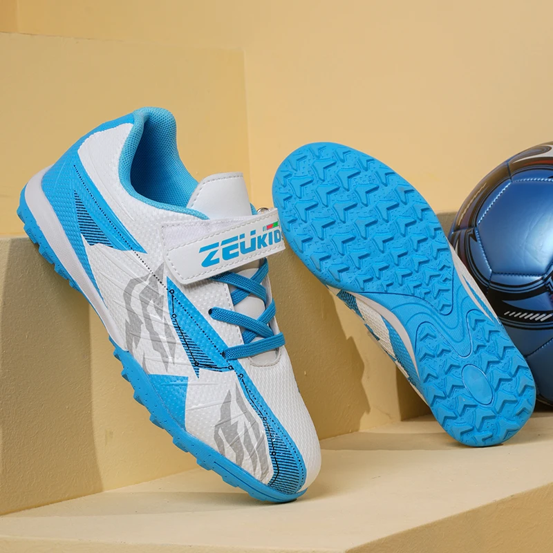 Kids Turf Soccer Cleats, Breathable Non-Slip Rotating Buckle Football Boots, Professional Outdoor Training Shoes for Boys Girls
Kids Turf Soccer Cleats, Breathable Non-Slip Rotating Buckle Football Boots, Professional Outdoor Training Shoes for Boys Girls