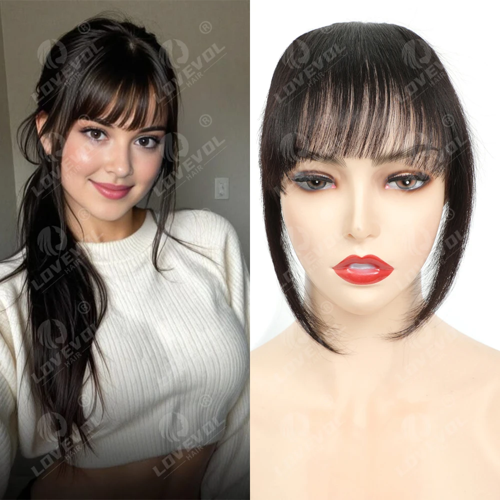 Накладная челка Lovevol на 3 заколках, 100% натуральные человеческие волосы, натуральный черный цвет, с боковыми прядями
Накладная челка Lovevol на 3 заколках, 100% натуральные человеческие волосы, натуральный черный цвет, с боковыми прядями