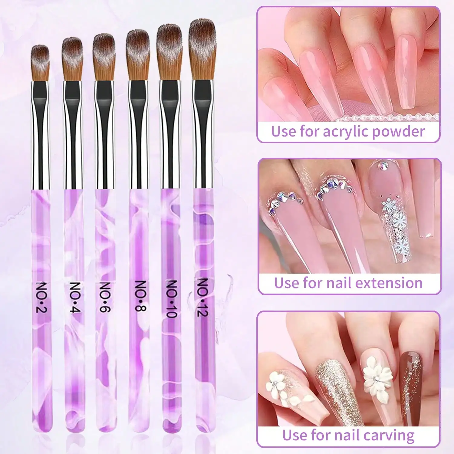 6pcs Acrylic Nail Art Pens Set, Nail Art Design Tools, 3D Nail Gel Pens - Acrylic Nail Drawing Pens - Home Salon Nail Art Pens
6pcs Acrylic Nail Art Pens Set, Nail Art Design Tools, 3D Nail Gel Pens - Acrylic Nail Drawing Pens - Home Salon Nail Art Pens