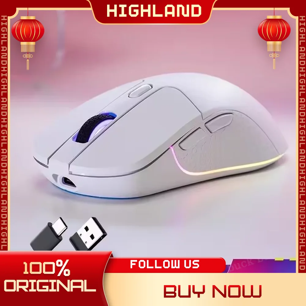 Keychron M3 3Mode Wireless Mouse Sensor 2.4G E-Sports PAW3395 26000DPI RGB Lightweight Low Latency Gaming Mouse Gamer Mice Gift
Keychron M3 3Mode Wireless Mouse Sensor 2.4G E-Sports PAW3395 26000DPI RGB Lightweight Low Latency Gaming Mouse Gamer Mice Gift