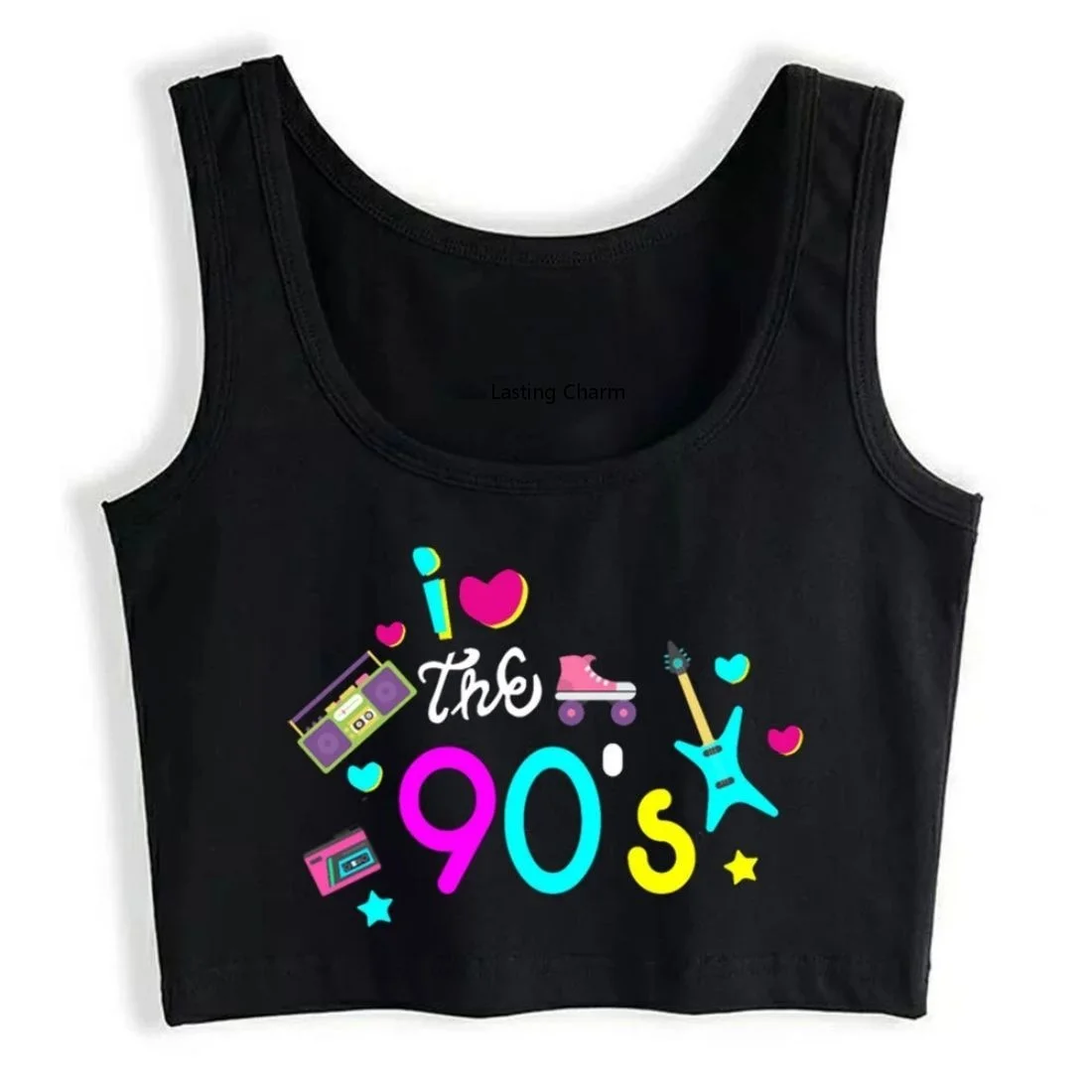 Lasting charm Bohemian crops top 90's fashion wit print sexy street clothes Y2K tops
Lasting charm Bohemian crops top 90's fashion wit print sexy street clothes Y2K tops