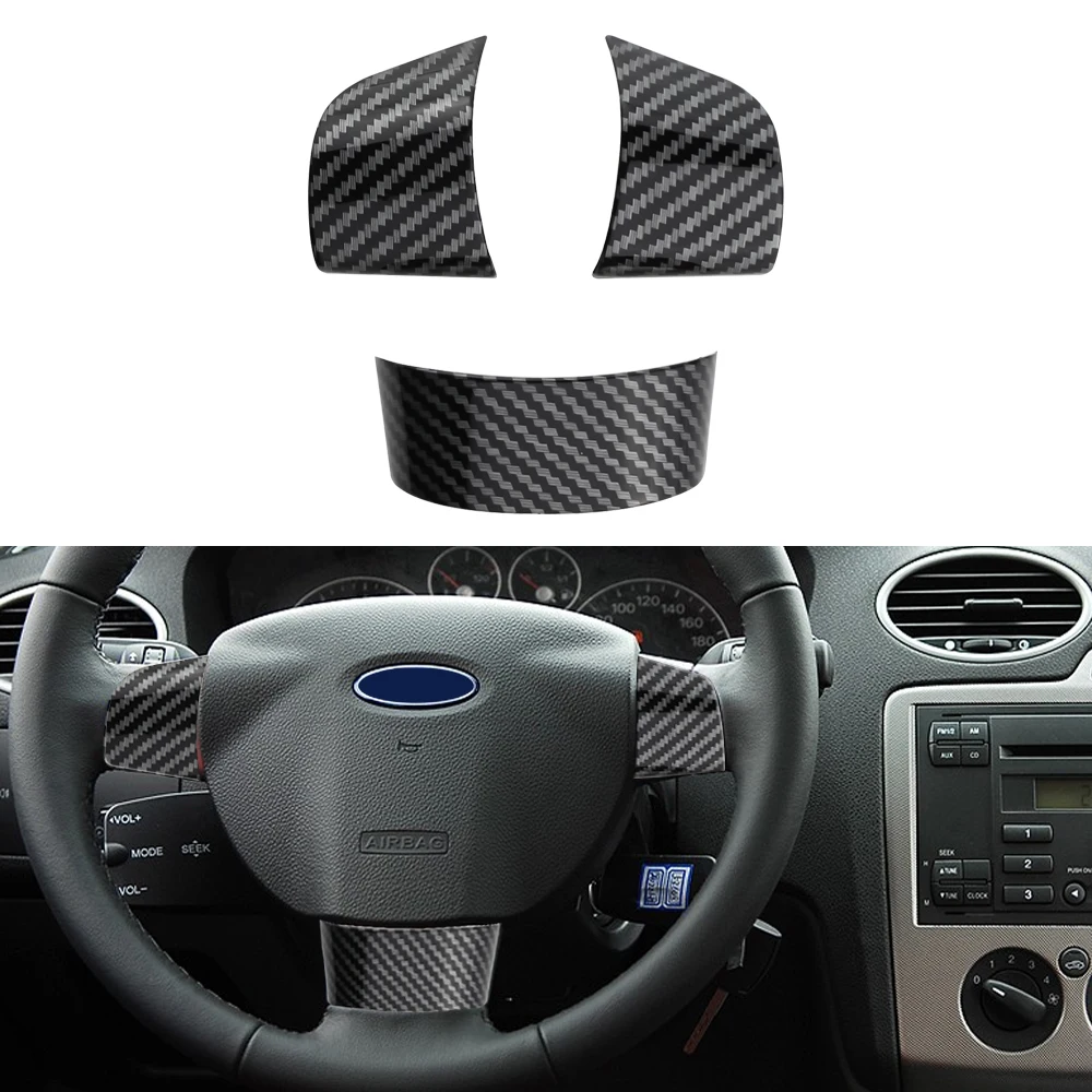 Car Steering Wheel Panel Cover Trim Sticker for Ford Focus 2 MK2 2005 - 2011 ABS 3pcs Interior Decoration Accessories
Car Steering Wheel Panel Cover Trim Sticker for Ford Focus 2 MK2 2005 - 2011 ABS 3pcs Interior Decoration Accessories