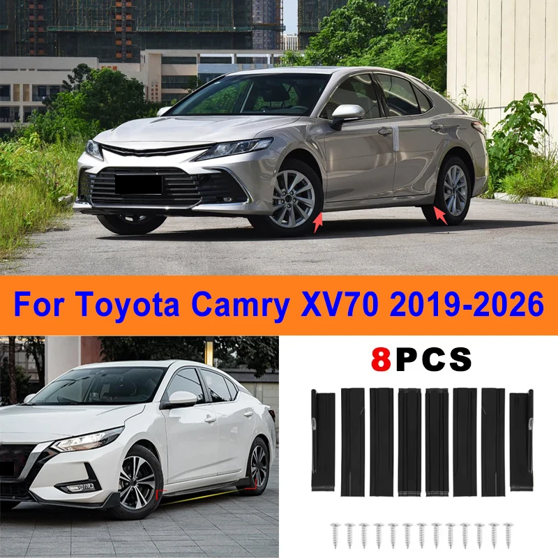 8Pcs Extended Side Skirt Splitters For Toyota Camry XV70 2019-2026 Sport Side Spoiler Bumper Lip Exterior Body Kit Mod Parts
8Pcs Extended Side Skirt Splitters For Toyota Camry XV70 2019-2026 Sport Side Spoiler Bumper Lip Exterior Body Kit Mod Parts