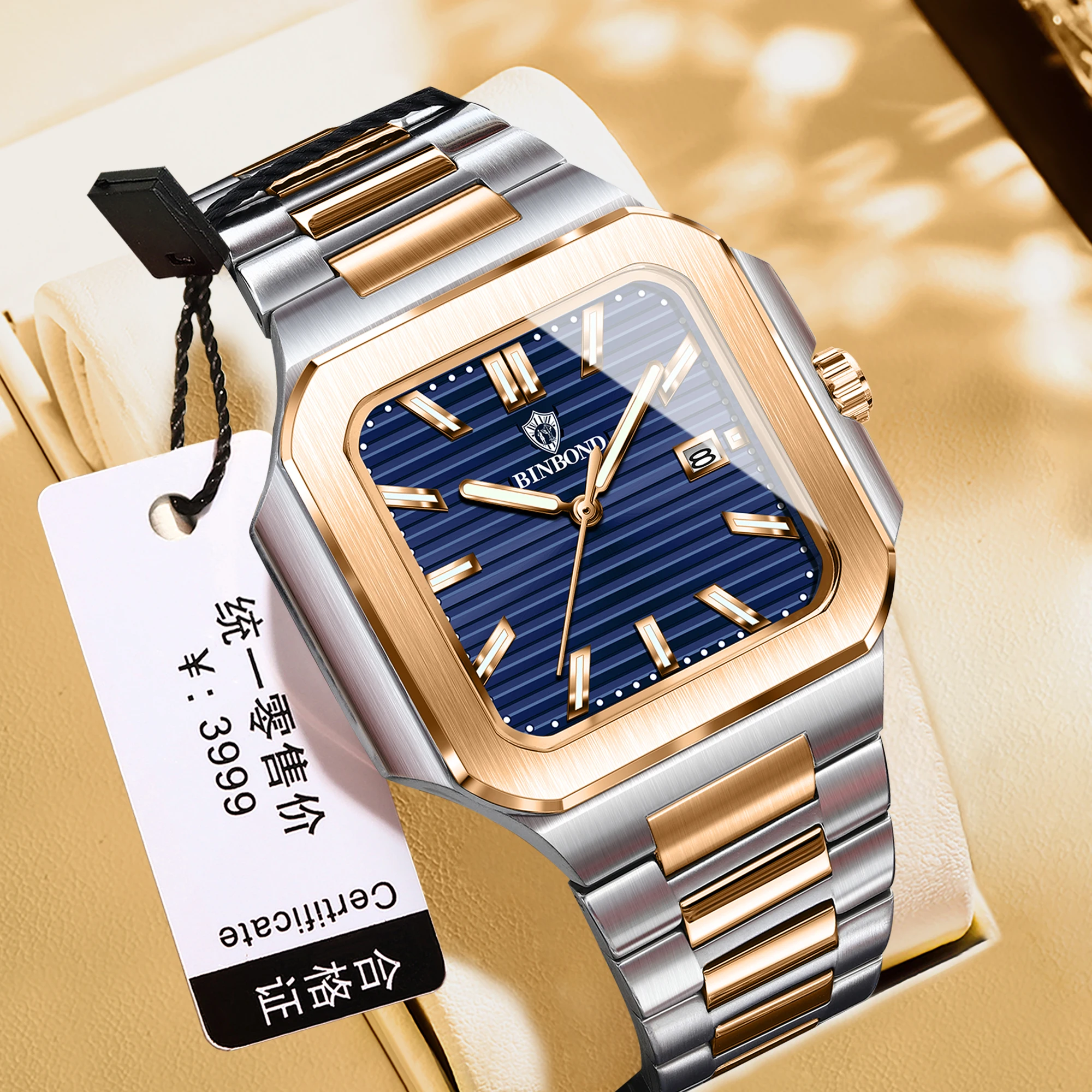 BINBOND, лучшие брендовые новые 7086, деловые мужские кварцевые часы, водостойкий ночник, календарь, модные мужские кварцевые часы 2025
BINBOND, лучшие брендовые новые 7086, деловые мужские кварцевые часы, водостойкий ночник, календарь, модные мужские кварцевые часы 2025