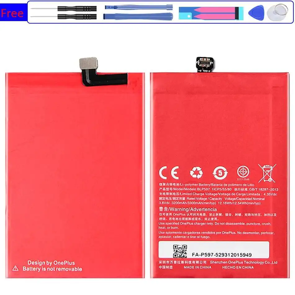 For Oneplus 2 One Plus 3300Mah High Compatibility Long Lasting BLP597 Mobile Phone Battery
For Oneplus 2 One Plus 3300Mah High Compatibility Long Lasting BLP597 Mobile Phone Battery