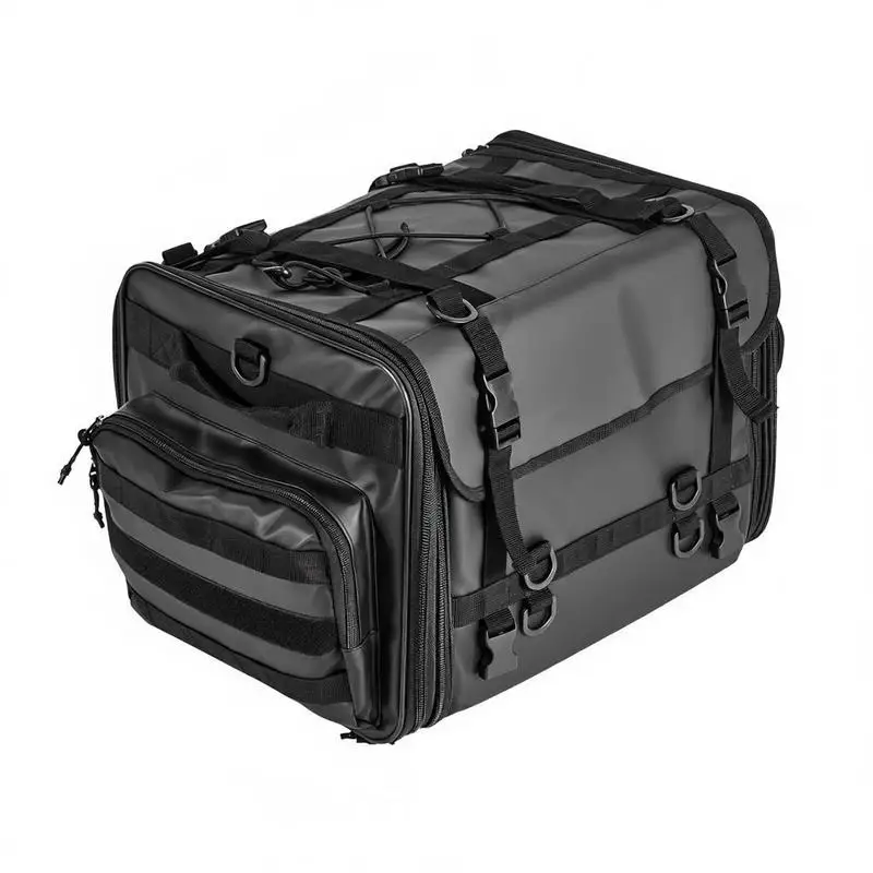 Motorbike Rear Luggage Case 40-60L For Commuting Touring Camping, Expandable Capacity Foldable Storage Shoulder Straps Internal Pocket Elastic Cord Black
Motorbike Rear Luggage Case 40-60L For Commuting Touring Camping, Expandable Capacity Foldable Storage Shoulder Straps Internal Pocket Elastic Cord Black