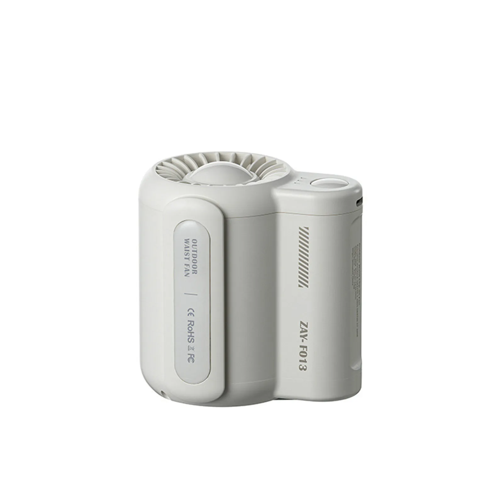 Outdoor Waist Mounted Fan Polymer Battery Anti Drop Shock Absorption USB Rechargeable Power Bank Bladeless Portable Waist Fan
Outdoor Waist Mounted Fan Polymer Battery Anti Drop Shock Absorption USB Rechargeable Power Bank Bladeless Portable Waist Fan