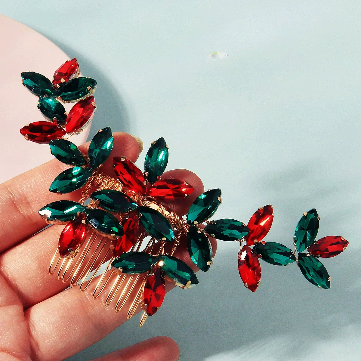 Floralbride Handmade Alloy Color Crystal Rhinestones Pearls Leaf Bridal Hair combs Wedding Headpieces Women Girls Hair Jewelry
Floralbride Handmade Alloy Color Crystal Rhinestones Pearls Leaf Bridal Hair combs Wedding Headpieces Women Girls Hair Jewelry
