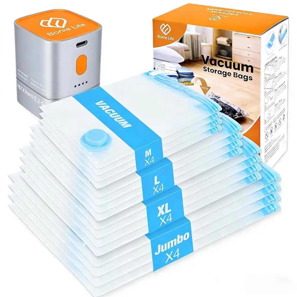 Free ShippingVacuum Storage Bags with Cordless Pump, 16-Pack Space Saver Vacuum Seal Bags for Blankets, Clothes & Bedding, Reus
Free ShippingVacuum Storage Bags with Cordless Pump, 16-Pack Space Saver Vacuum Seal Bags for Blankets, Clothes & Bedding, Reus