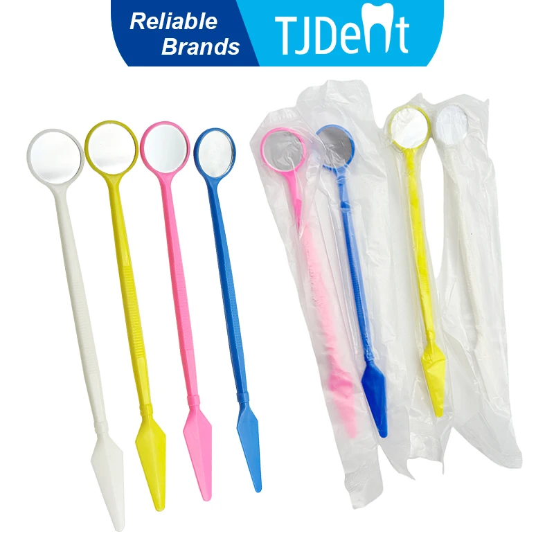 TJDent Disposable Plastic Dentist Mirror Reflector Teeth Cleaning Oral Check Supply Makeup Mirrors Whitening Dentistry Tools
TJDent Disposable Plastic Dentist Mirror Reflector Teeth Cleaning Oral Check Supply Makeup Mirrors Whitening Dentistry Tools
