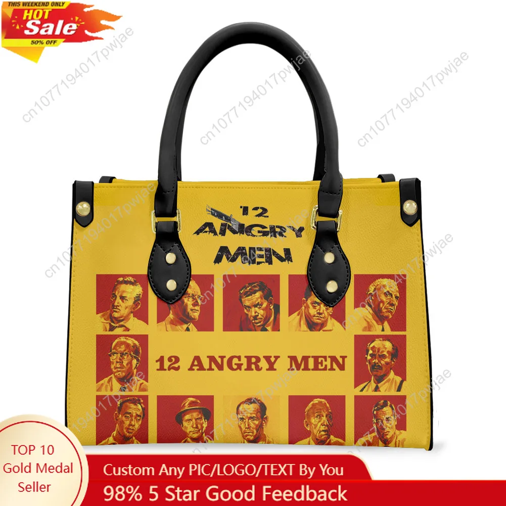 12 Angry Men movie retro poster old movie Tote Bag Purse Womens Mens Text Image PU Leather Handbag Business Shopping Gift Bags
12 Angry Men movie retro poster old movie Tote Bag Purse Womens Mens Text Image PU Leather Handbag Business Shopping Gift Bags