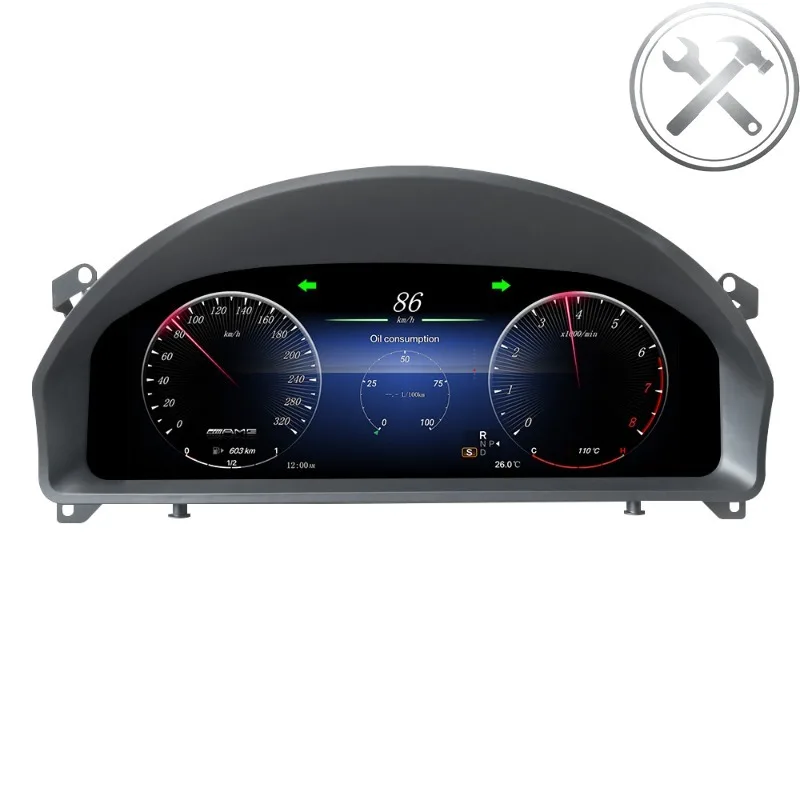 MEKEDE 4 Types of UI Switching New UI Screen Digital Cluster LCD Dashboard With Wireless Carplay Auto Parts for E‑class W207 2
MEKEDE 4 Types of UI Switching New UI Screen Digital Cluster LCD Dashboard With Wireless Carplay Auto Parts for E‑class W207 2