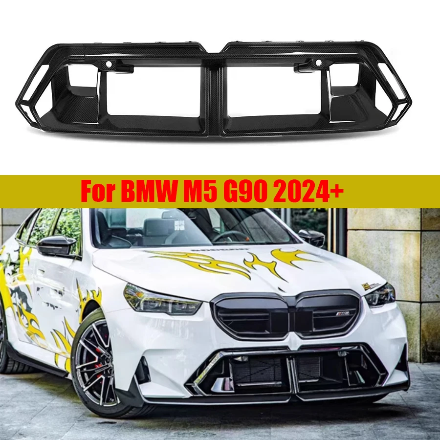 For BMW M5 G90 2024+ Dry Carbon Fiber Racing Grills Front Bumper Air Vent Cover Trim Foglamp Mesh Grill Frame Car Accessories
For BMW M5 G90 2024+ Dry Carbon Fiber Racing Grills Front Bumper Air Vent Cover Trim Foglamp Mesh Grill Frame Car Accessories