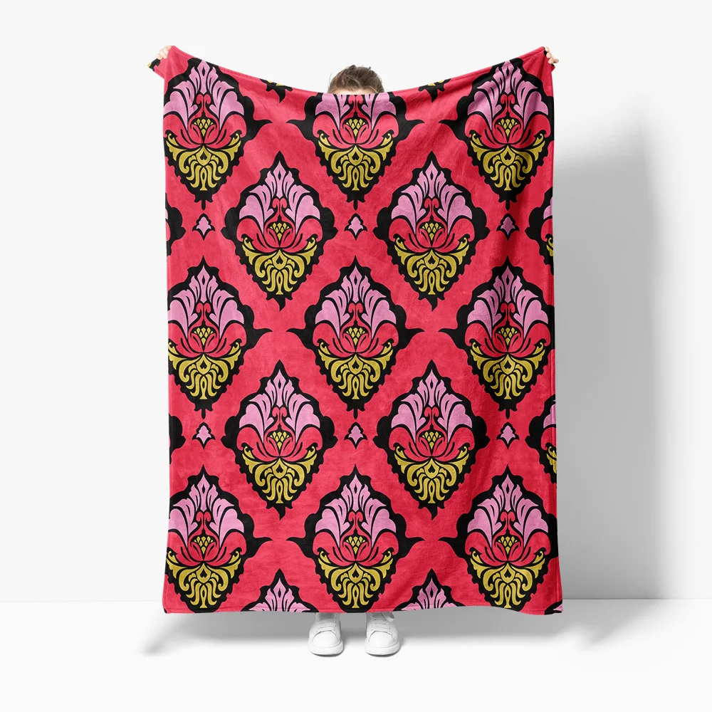 Vibrant Floral Pattern Fleece Blanket Decorative Throw Soft Plush Bed Blanket Sofa Cover Gift Idea
Vibrant Floral Pattern Fleece Blanket Decorative Throw Soft Plush Bed Blanket Sofa Cover Gift Idea