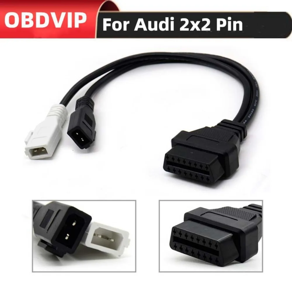 Профессиональный Автомобильный кабель 2X2Pin для Audi OBD2 16-контактный разъем OBD Автомобильный Кабель преобразователя
Профессиональный Автомобильный кабель 2X2Pin для Audi OBD2 16-контактный разъем OBD Автомобильный Кабель преобразователя