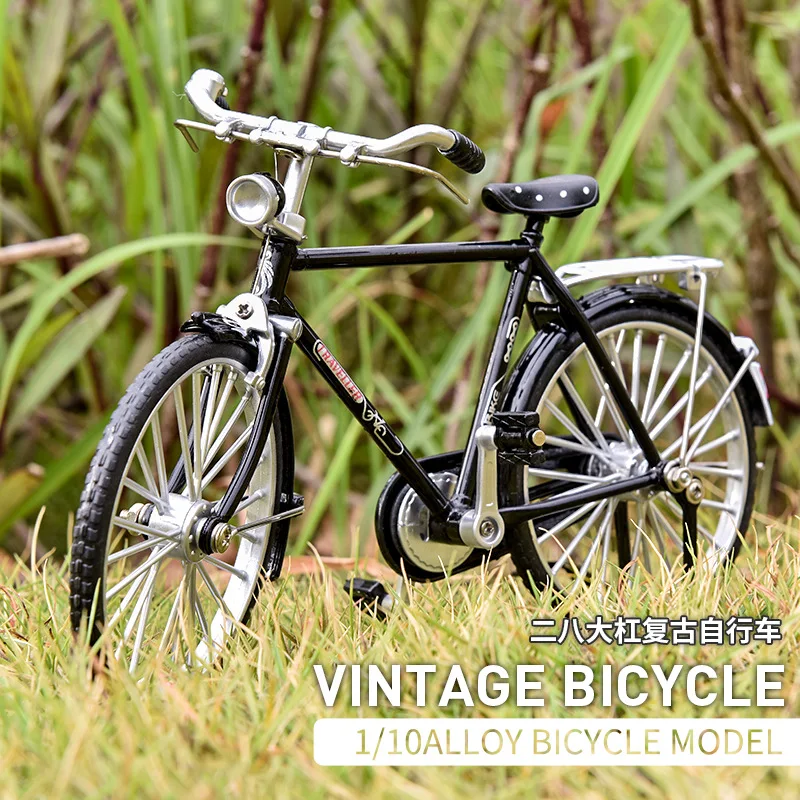 1: 10 Metal Simulation Old-fashioned Retro Bicycle Toys Alloy Model Classic Nostalgic Finger Toy Decoration Collection DIY Craft
1: 10 Metal Simulation Old-fashioned Retro Bicycle Toys Alloy Model Classic Nostalgic Finger Toy Decoration Collection DIY Craft