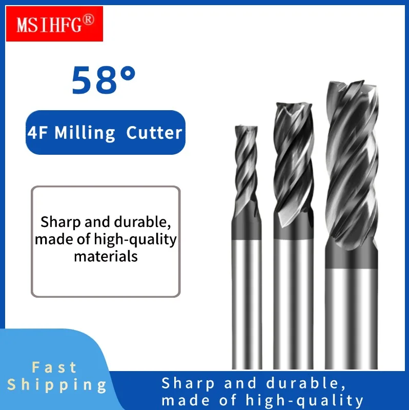 HRC58 Lengthen Milling Cutter Tungsten Carbide End Mill CNC Tools Fresa Metal Steel Frez Router Bit Milling Cutter
HRC58 Lengthen Milling Cutter Tungsten Carbide End Mill CNC Tools Fresa Metal Steel Frez Router Bit Milling Cutter