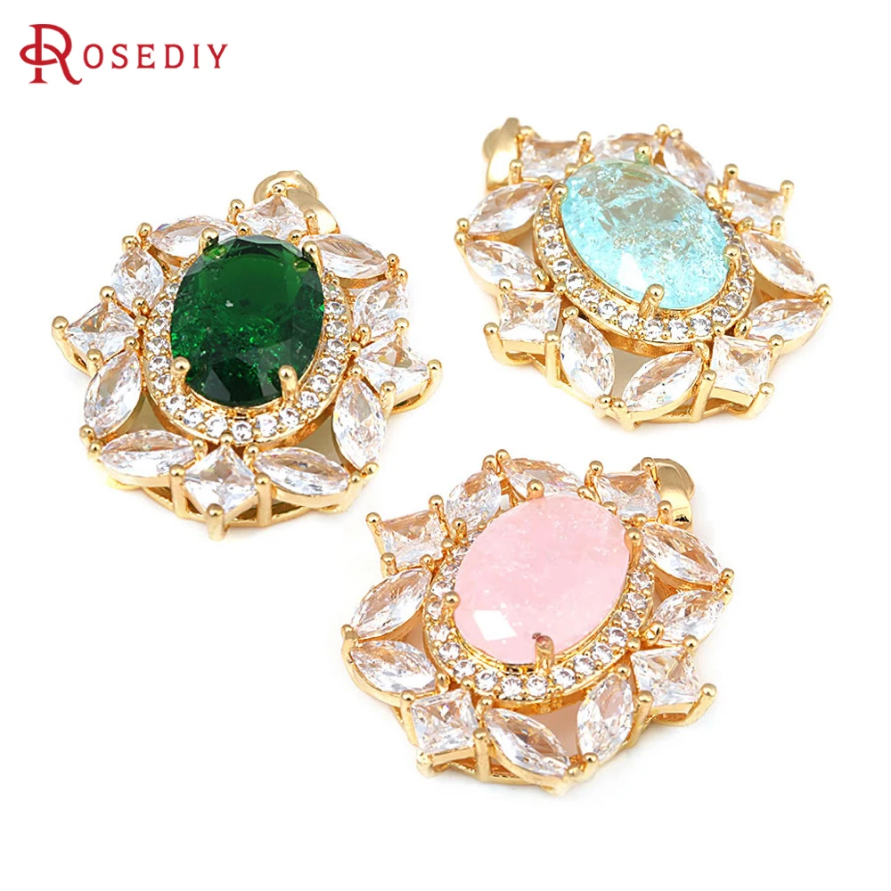 2PCS 18K Gold Color Brass Zircon Glass Necklaces Charms Pendants High Quality Jewelry Making Necklace Earrings Diy Accessories
2PCS 18K Gold Color Brass Zircon Glass Necklaces Charms Pendants High Quality Jewelry Making Necklace Earrings Diy Accessories